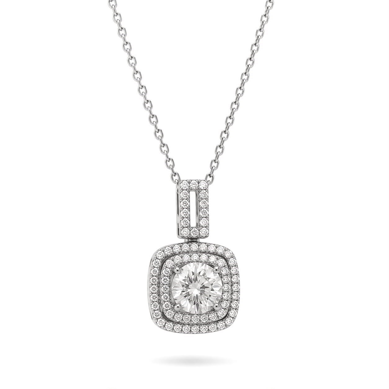 925 Ayar Gümüş .0.5 Karat Moissanite Taşlı Tektaş Kolye 925 Ayar Gümüş 0.5 Karat Moissanite Taşlı Tektaş Kolye | Welch 