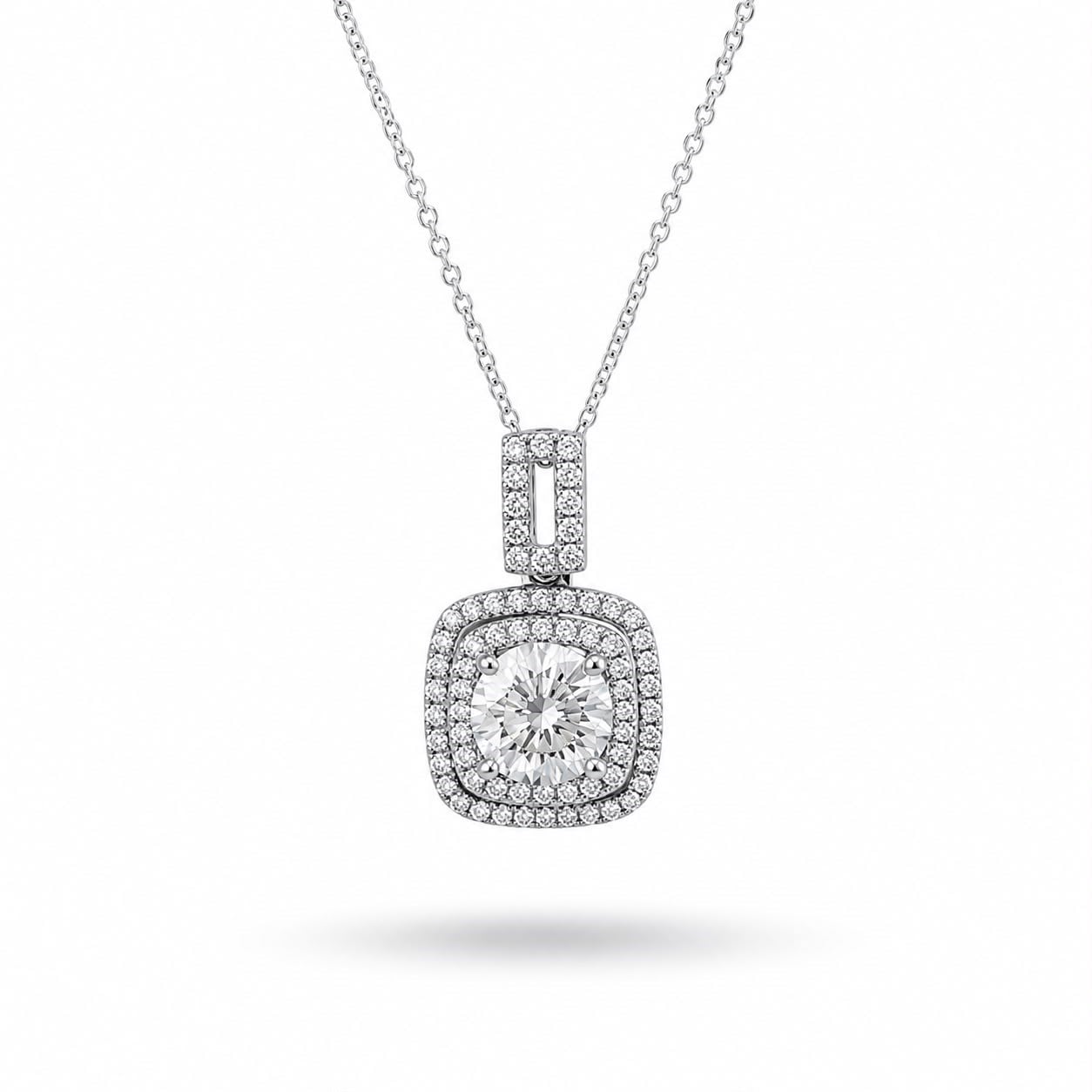 925 Ayar Gümüş .0.5 Karat Moissanite Taşlı Tektaş Kolye 925 Ayar Gümüş 0.5 Karat Moissanite Taşlı Tektaş Kolye | Welch 