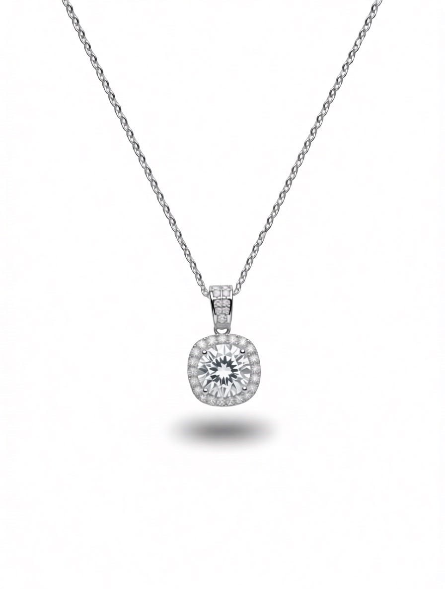 925 Ayar Gümüş 1 Karat Moissanite Taşlı Tektaş Kolye 925 Ayar Gümüş 1 Karat Moissanite Taşlı Tektaş Kolye | Welch 