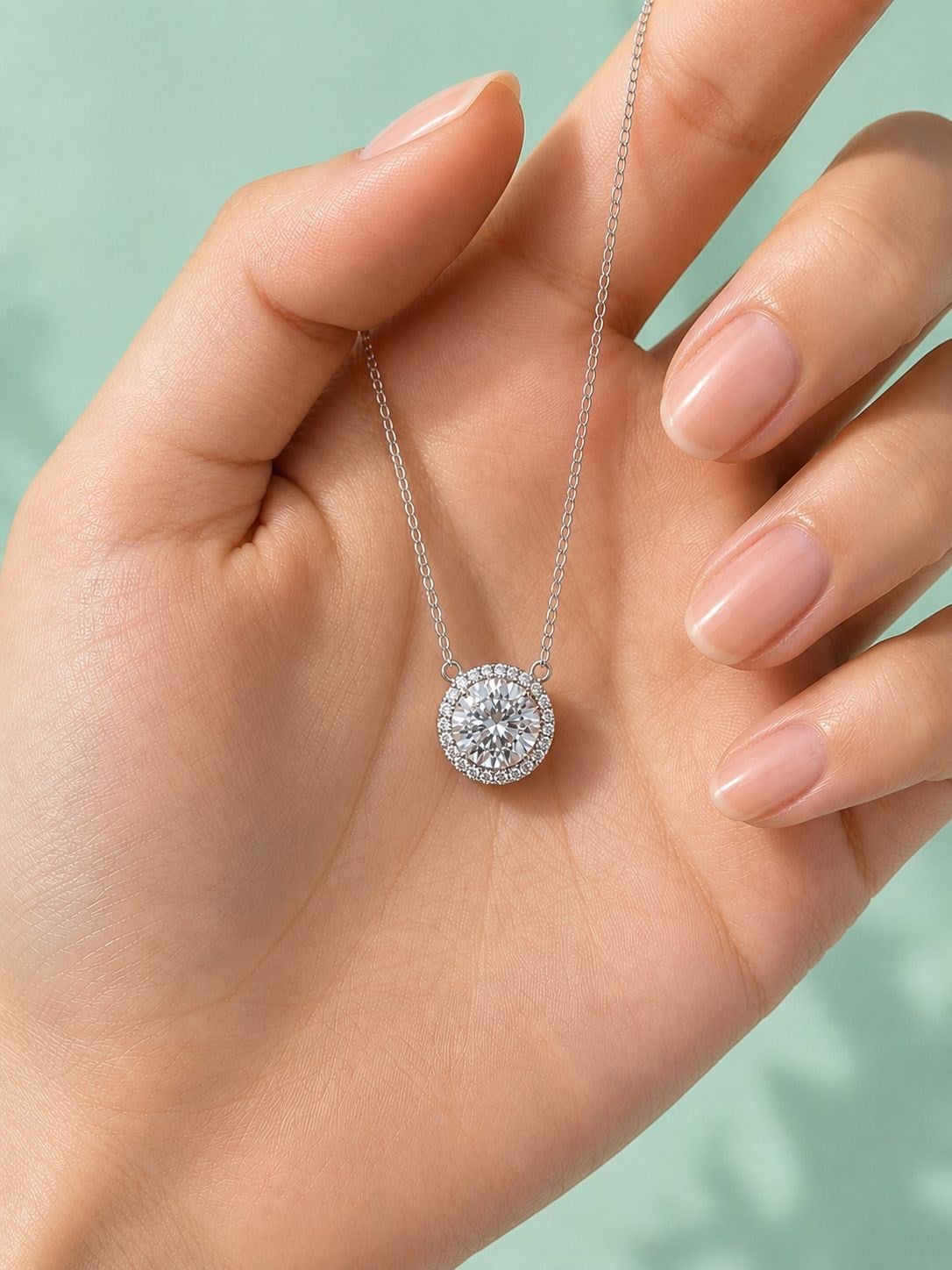925 Ayar Gümüş 1 Karat Moissanite Taşlı Tektaş Kolye 925 Ayar Gümüş 1 Karat Moissanite Taşlı Tektaş Kolye | Welch 