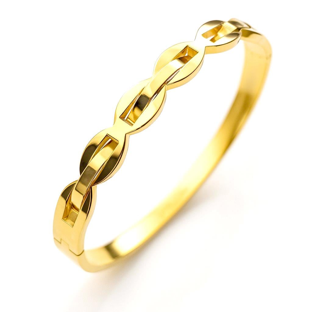 Welch Gold Kadın Çelik Bileklik Çelik Kadın Bileklik ve Kelepçe Bileklik Modelleri - WELCH 