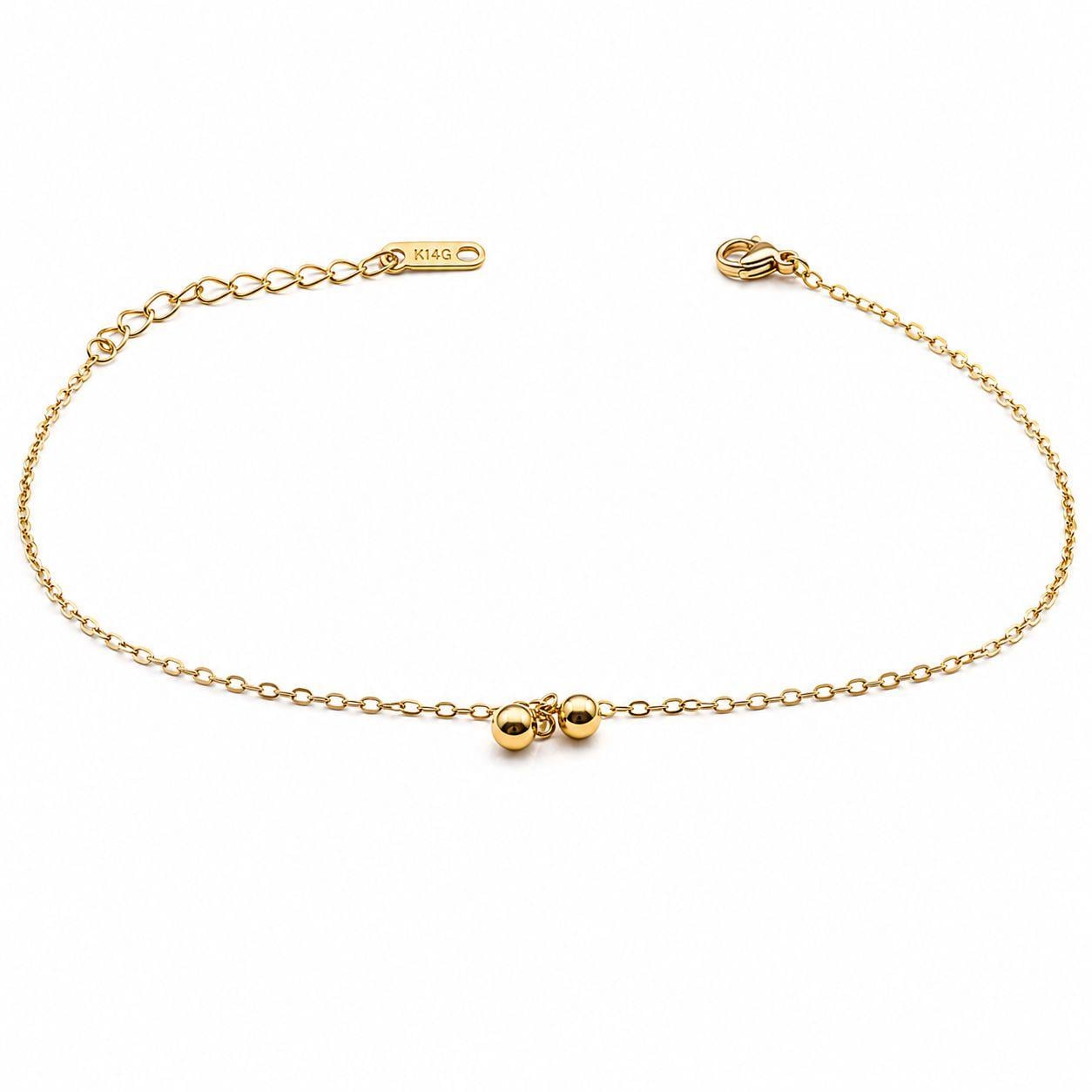 Welch Gold Steel Ball Anklet Welch Gold Steel Ball Anklet 