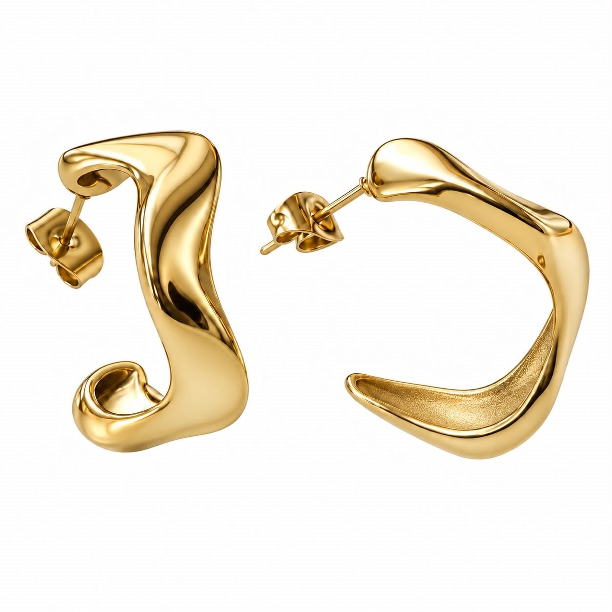 Welch Gold Çelik Halka Küpe Kadın Çelik Küpe Modelleri ve Çelik Küpe Fiyatları - WELCH 