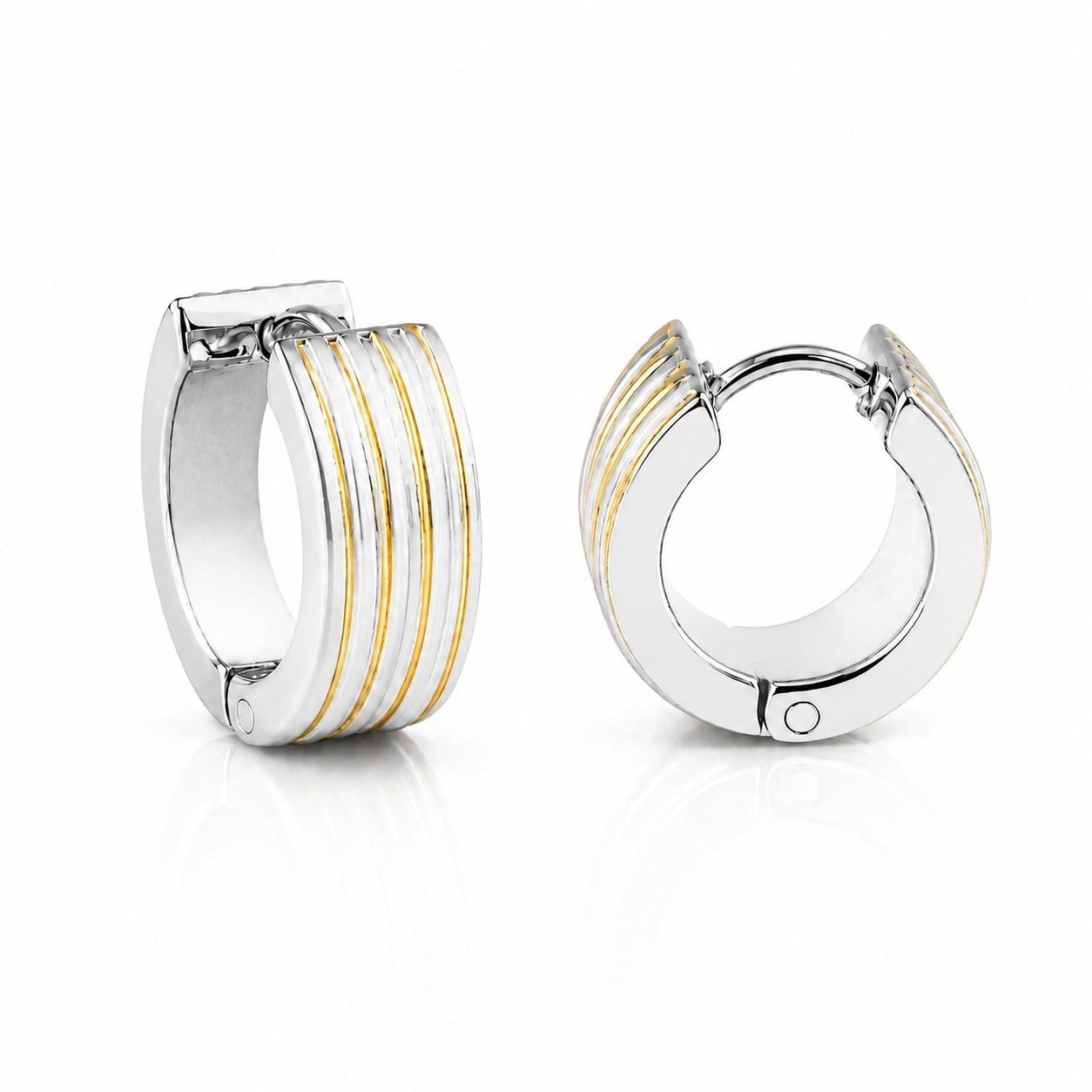 ​​​​​​​​​​​​​​Welch Gold Beyaz Çelik Küçük Halka Küpe  Kadın Çelik Küpe Modelleri ve Çelik Küpe Fiyatları - WELCH 