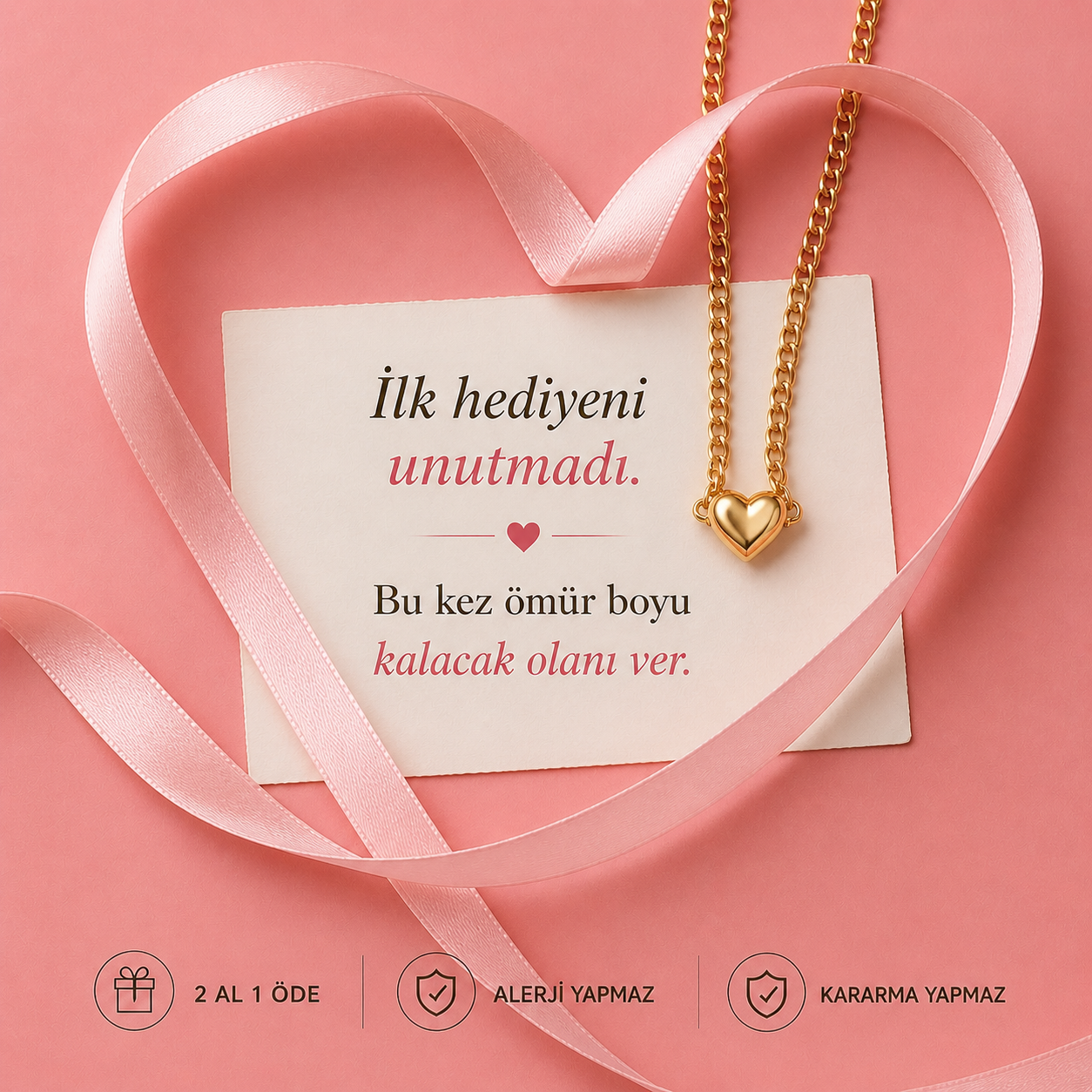 ​​​Welch Steel Chain Heart Necklace ​​​Welch Steel Chain Heart Necklace 