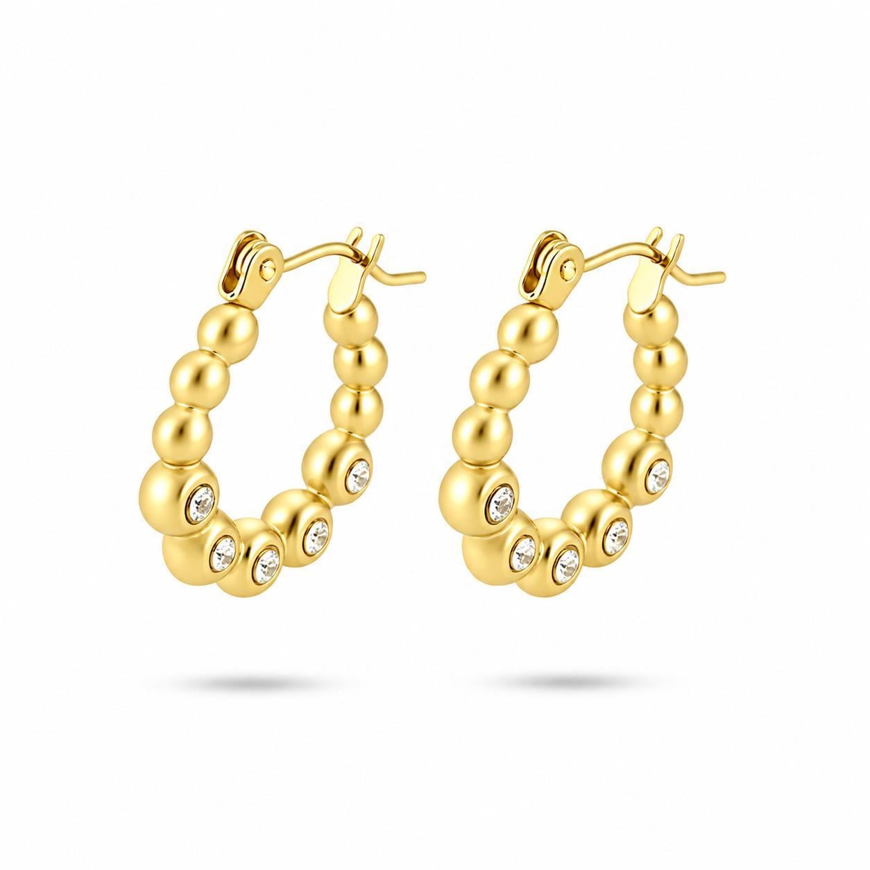 Welch Gold Çelik Minimal Halka Küpe {Ürün Adı} | Kadın Çelik Küpe Modelleri | Welch 
