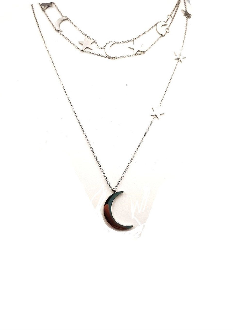 Welch Çelik Choker Kolye Set
