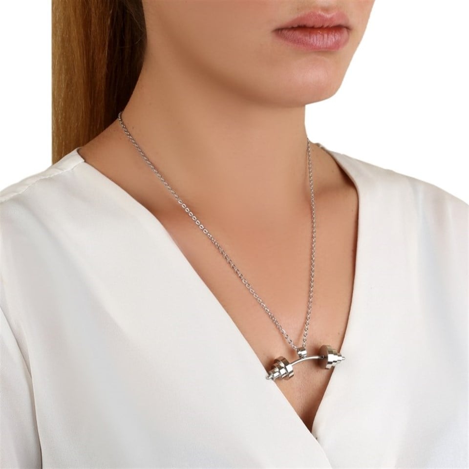 Welch Çelik Halter Kolye