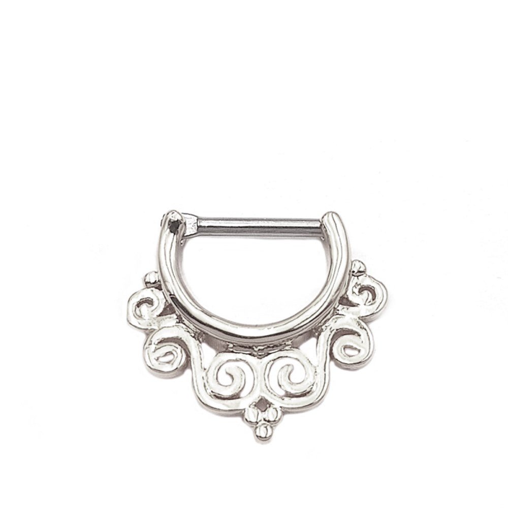 Welch Çelik Lotus Çiçeği Septum Piercing