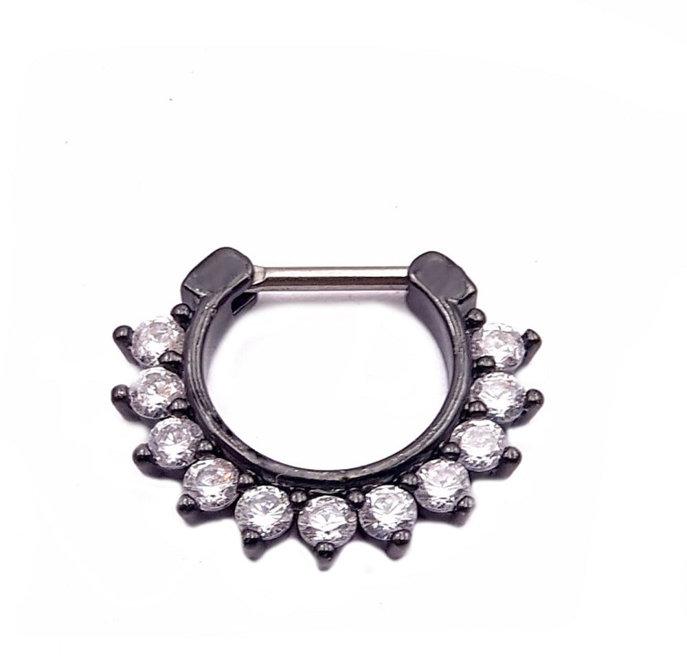 Welch Çelik Mandala Taşlı Septum Piercing
