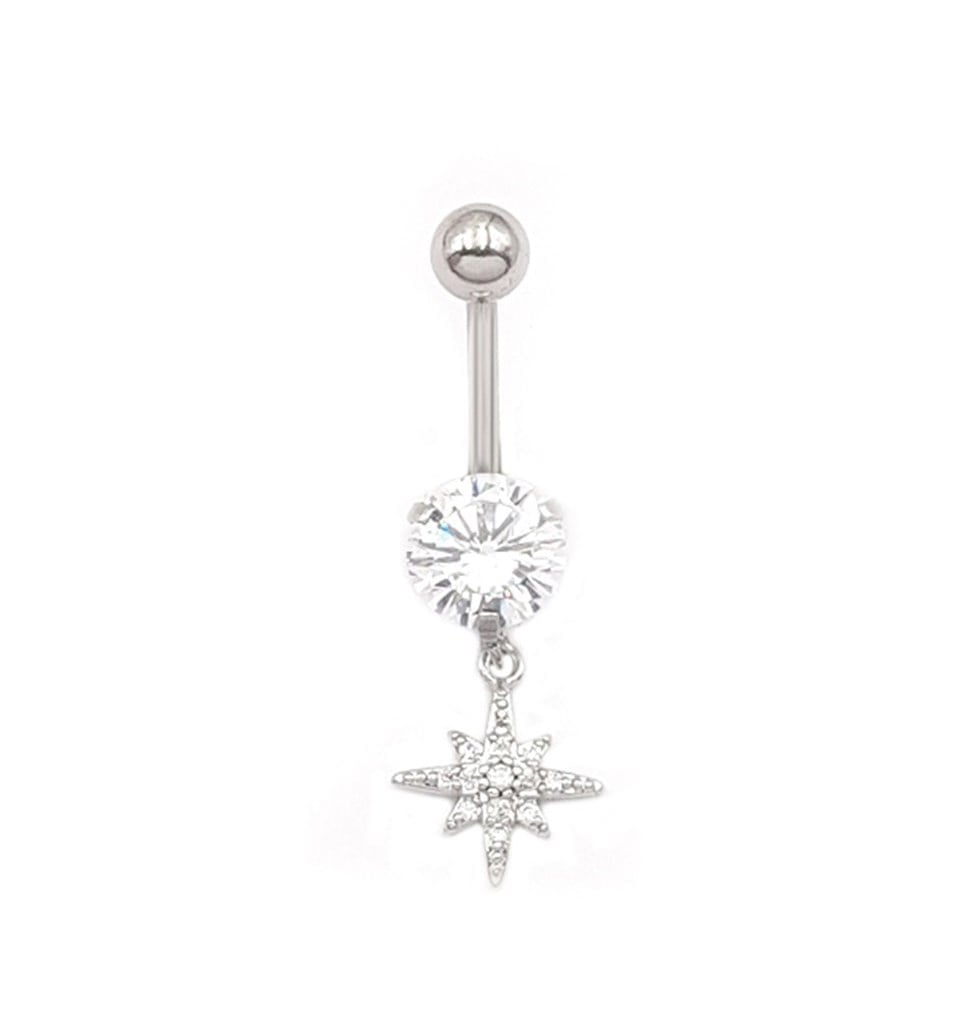 ​​Welch Çelik Helix Tragus Kutup Yıldızı Göbek Piercing Welch Çelik Piercing Modelleri - WELCH 