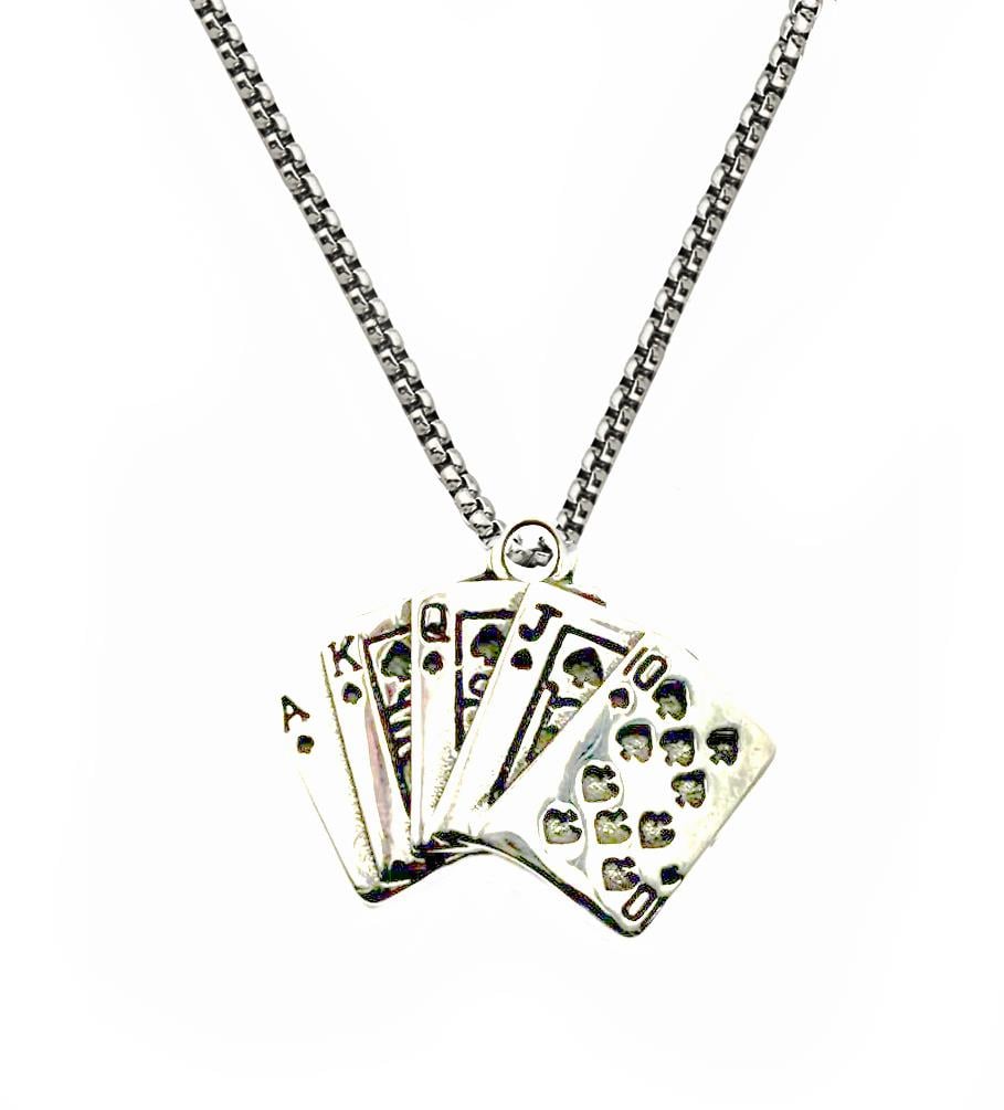 Welch Çelik Poker Kolye