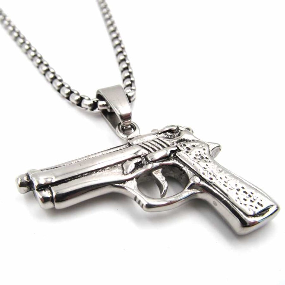 Welch Çelik Tabanca Kolye