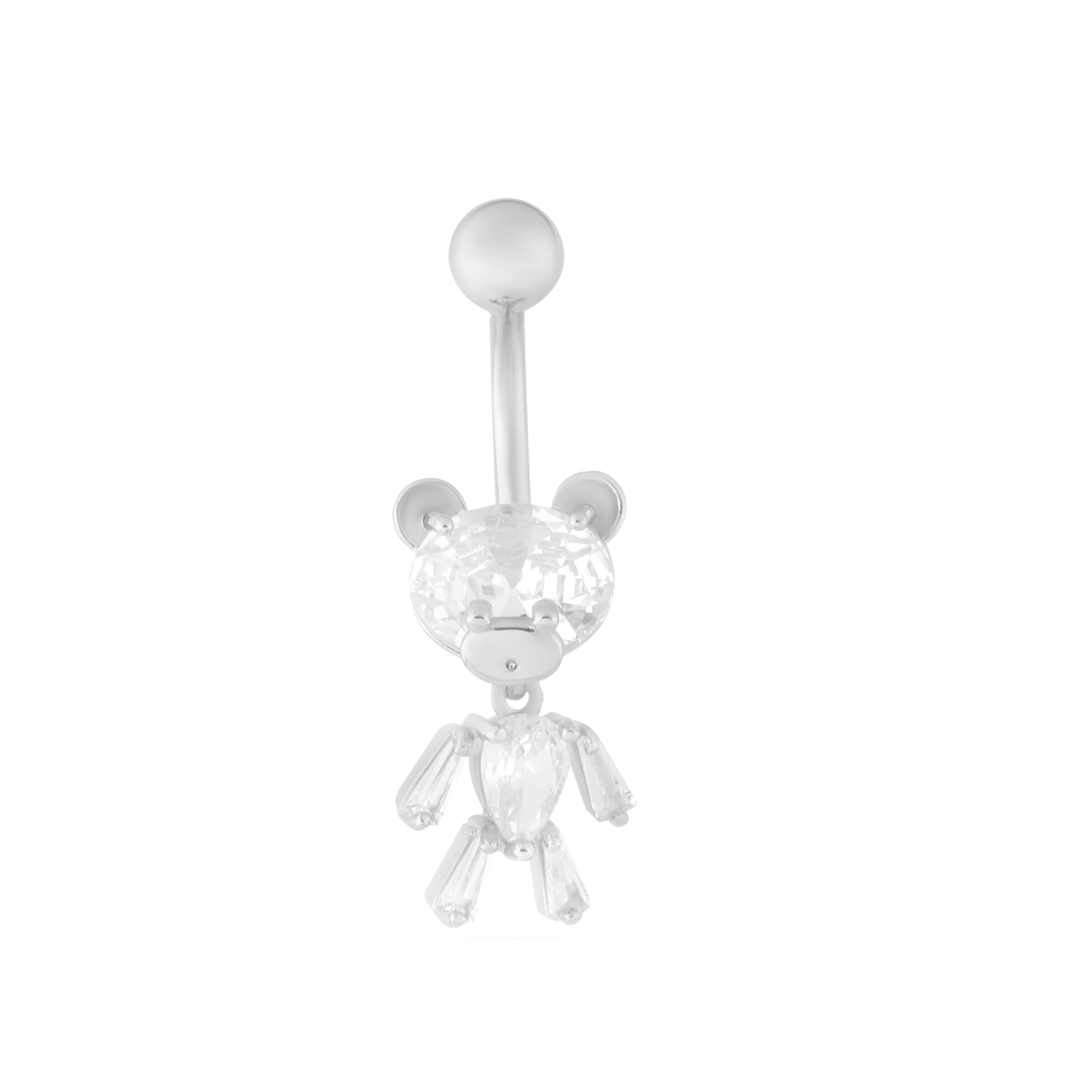 Welch Çelik Taşlı Göbek Ayıcık Piercing