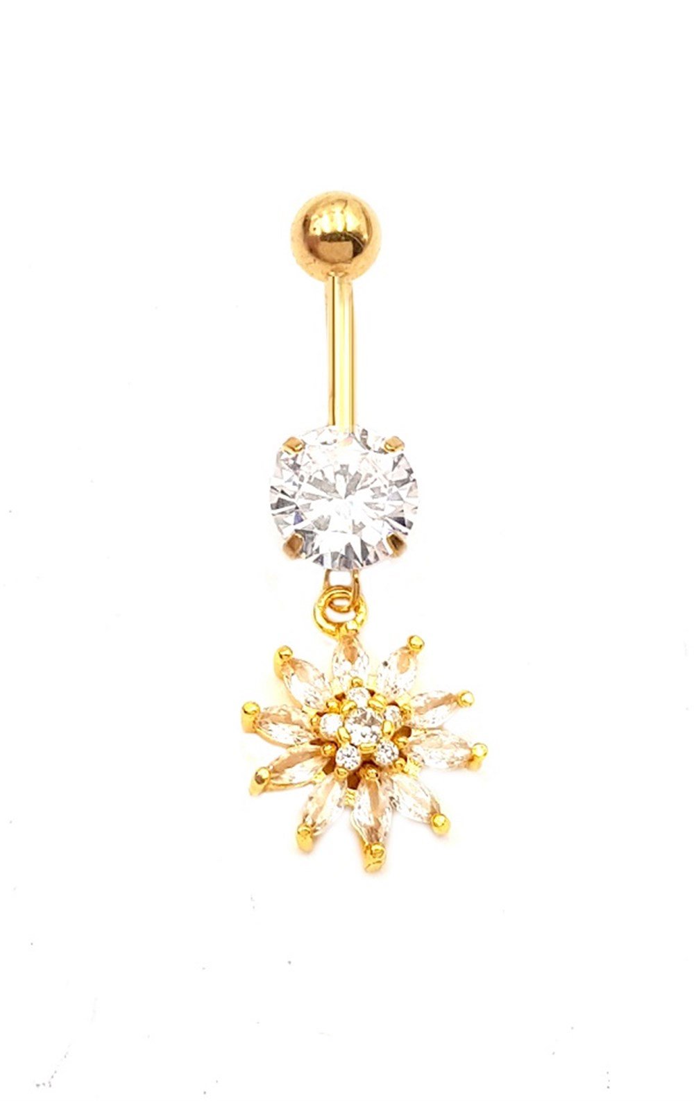 Welch Çelik Taşlı Göbek Piercing
