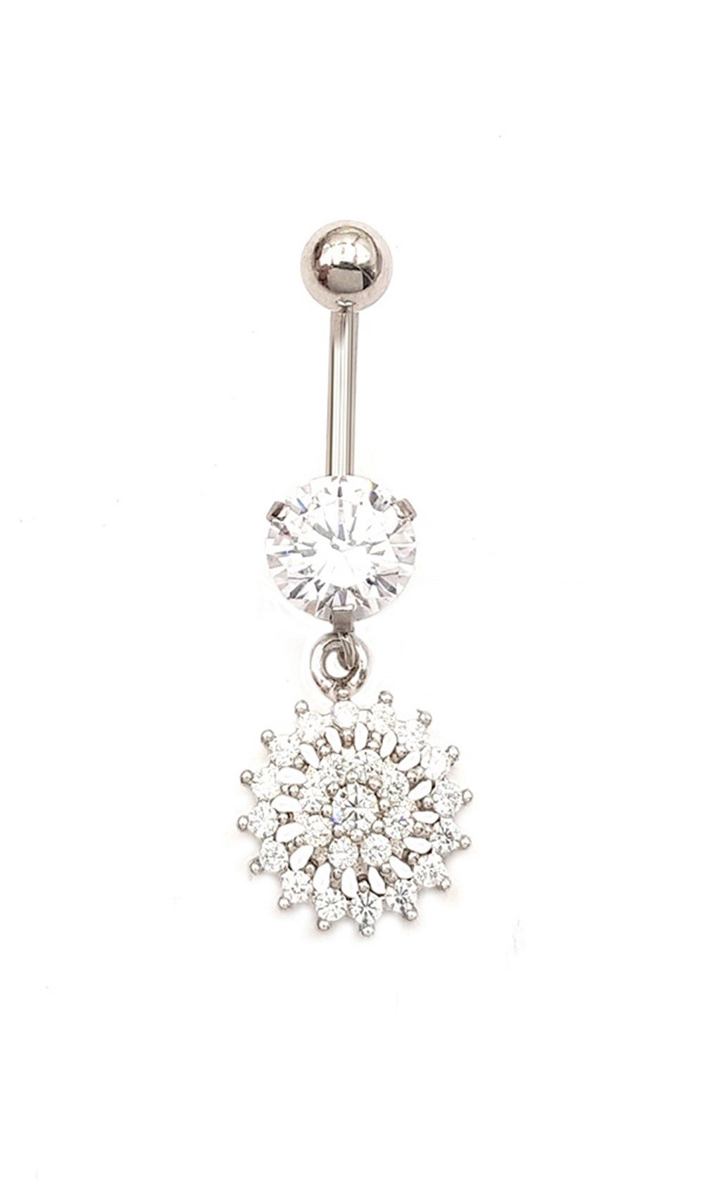 Welch Çelik Taşlı Göbek Piercing