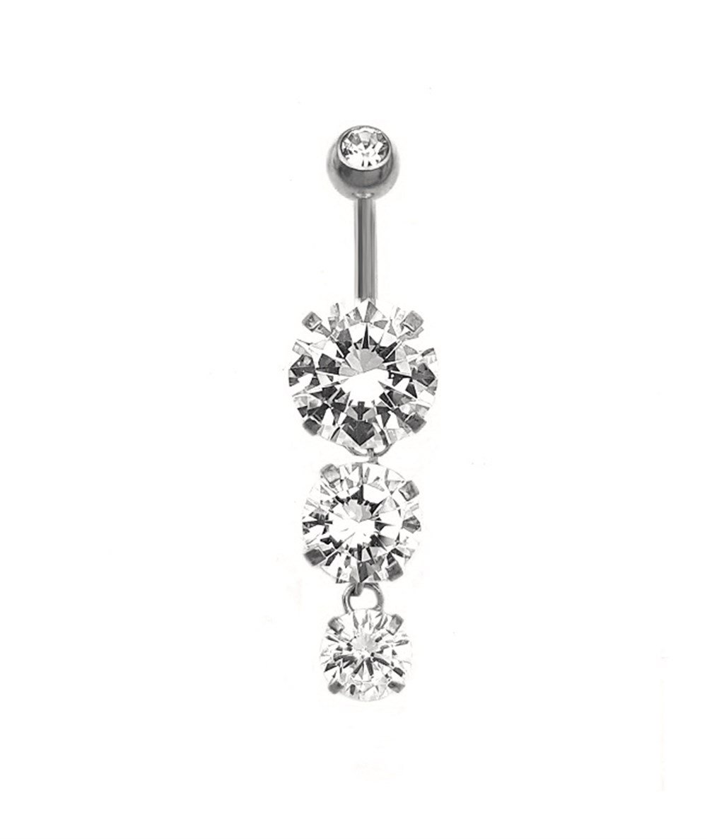 Welch Çelik Taşlı Göbek Piercing