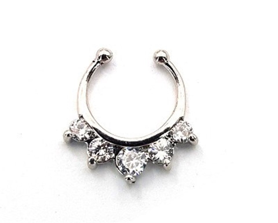 Welch Çelik Taşlı Hızma Burun Piercing