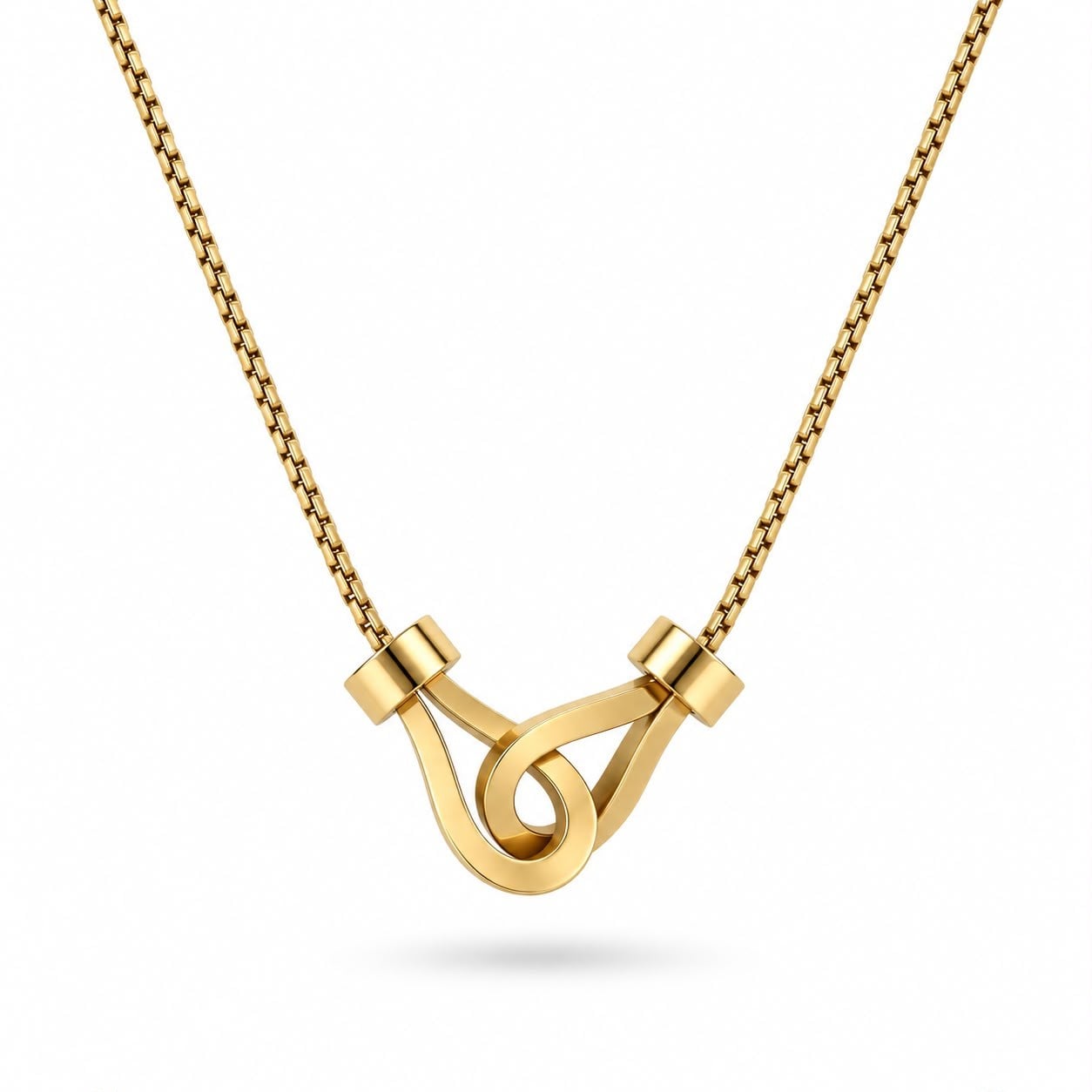 ​​Welch Gold Çelik İç İçe Geçen Form Kolye Welch Gold Çelik İç İçe Geçen Form Kolye Modelleri ve Kolye Modelleri - Welch  