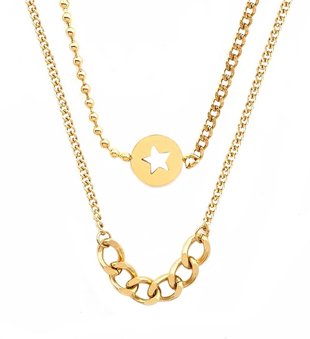 Welch Gold Çelik Kolye