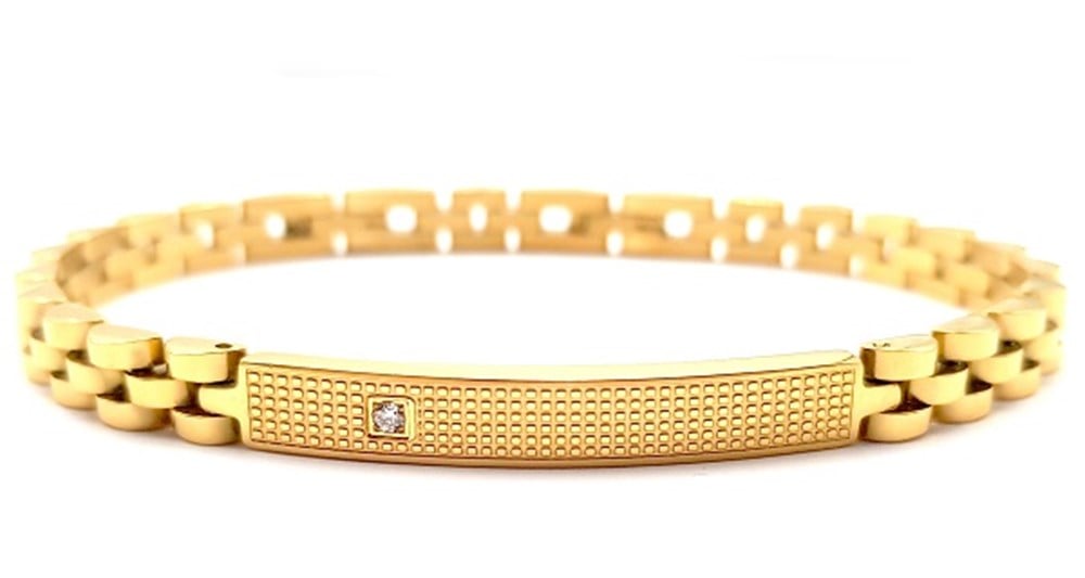 Welch Gold Çelik Pırlantalı Bileklik