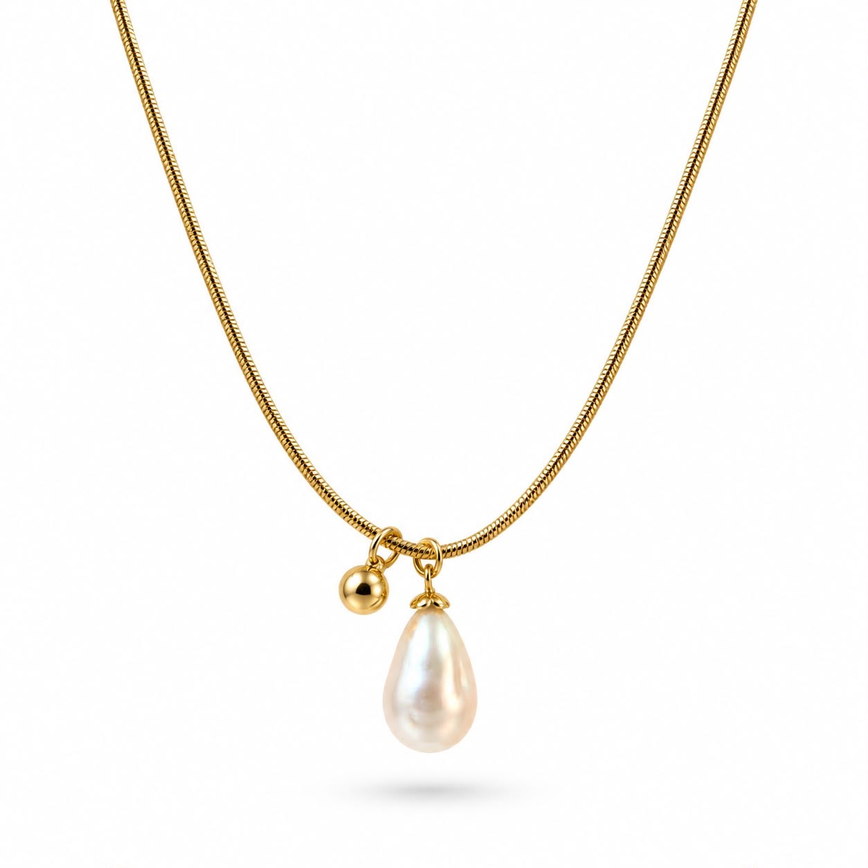 ​​Welch Gold Çelik İncili Kolye Welch Gold Çelik Zincir İncili Kolye Modelleri ve Kolye Modelleri - Welch  