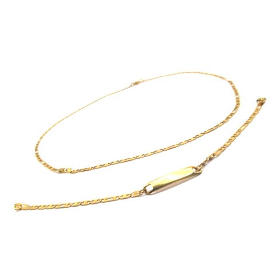 Welch Gold Kadın Çelik Kolye Bileklik Set