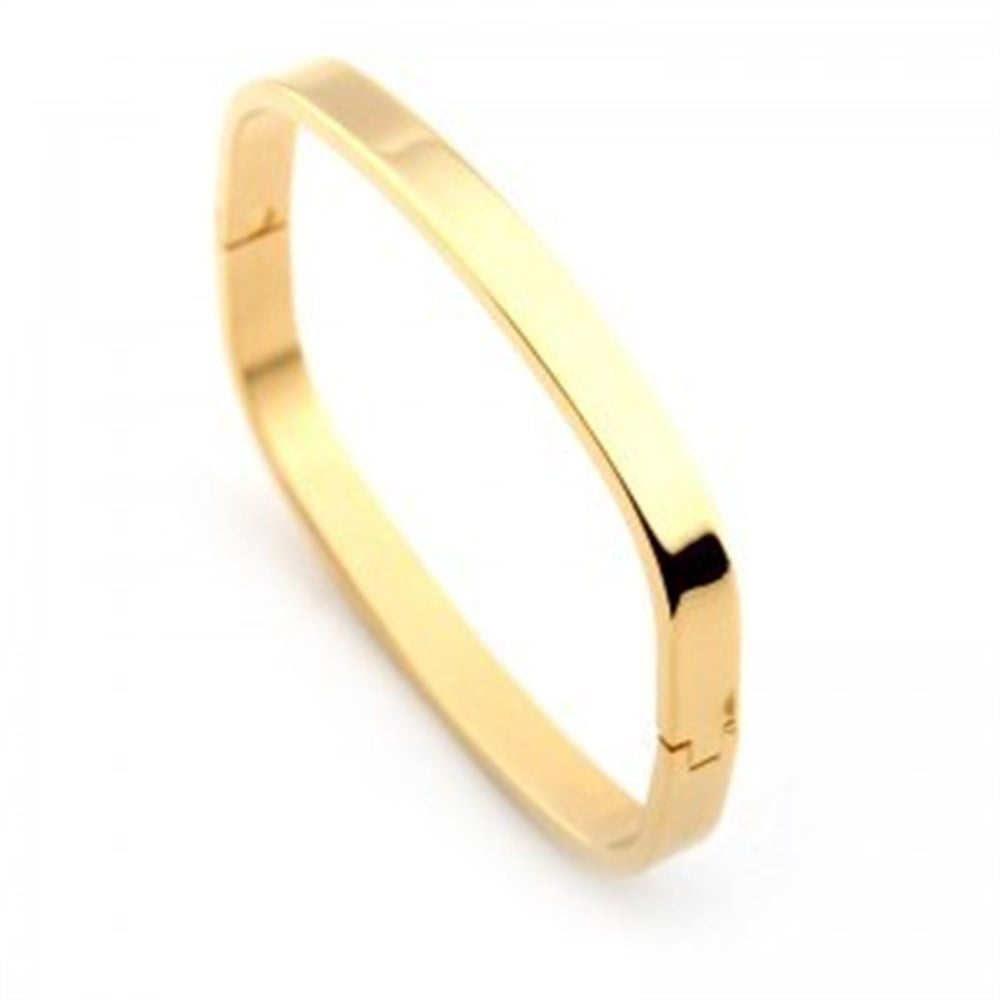 Welch Gold Kare Çelik Bileklik