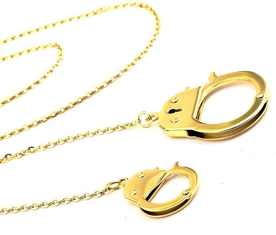 Welch Gold Kelepçe Çelik Kolye