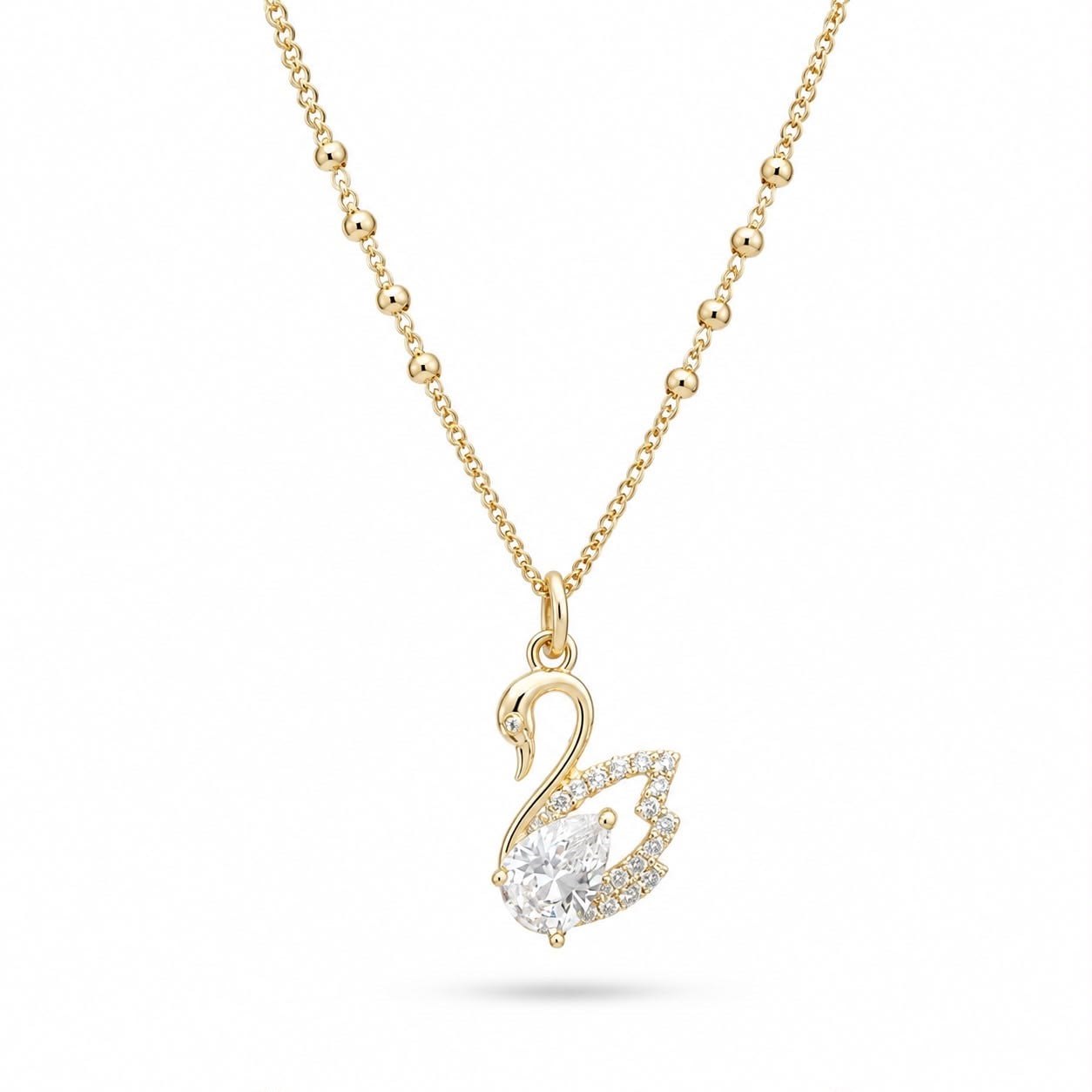 Welch Gold Minimal Kuğu Kolye - 925 Ayar Gümüş Welch Gold Minimal Kuğu Kolye - 925 Ayar Gümüş ve Gümüş Kolye Modelleri | WELCH 