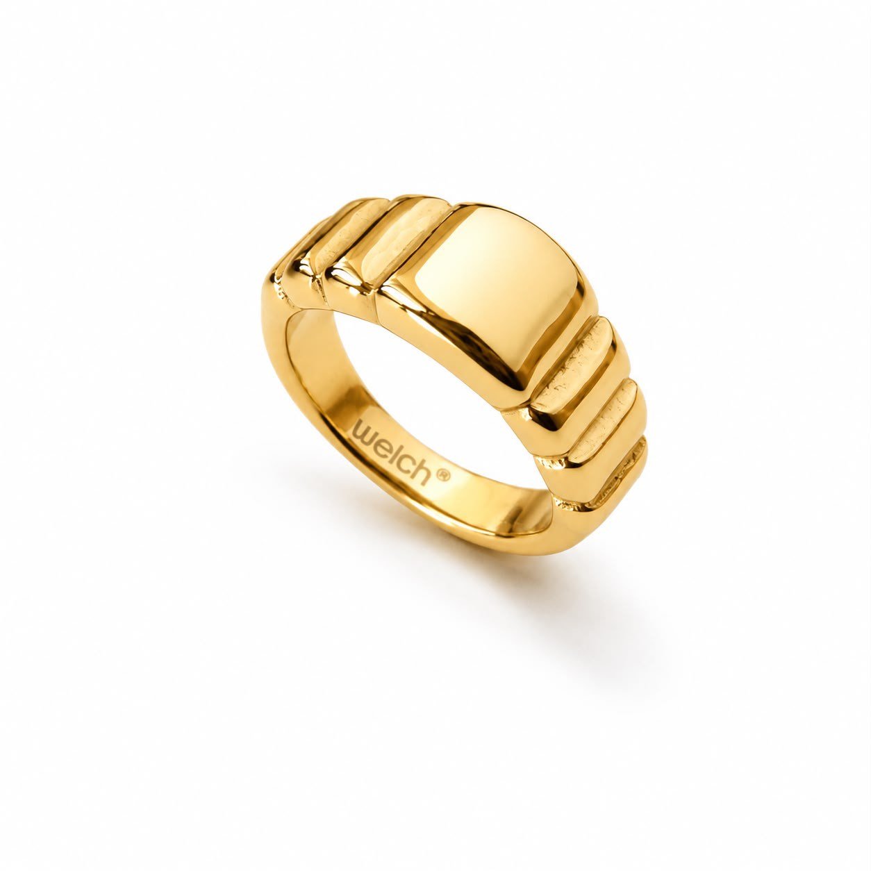 Welch Kadın Çelik Yüzük – Gold Kaplama Welch Kadın Çelik Yüzük – Gold Kaplama | Kadın Yüzük 