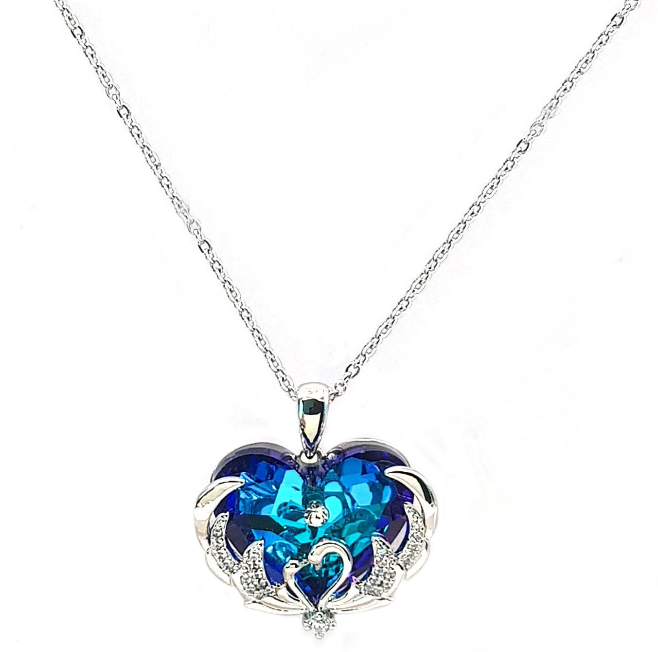 Welch Kalpli Swarovski Taşlı Kolye