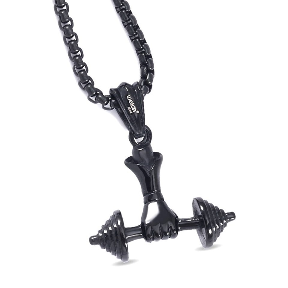 Welch Unisex Halter Çelik Kolye