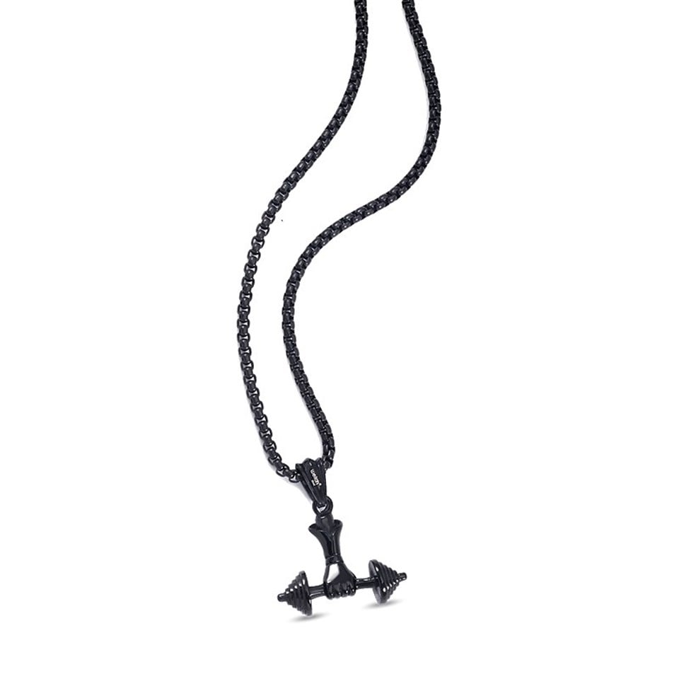 Welch Unisex Halter Çelik Kolye