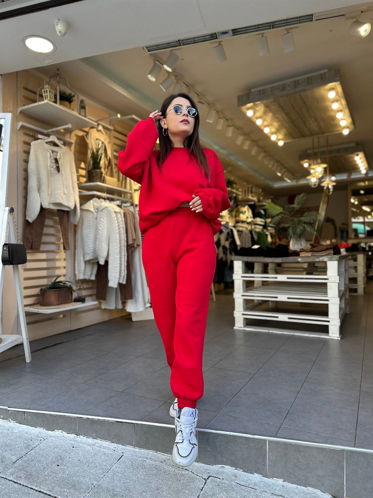Kırmızı sweat | StrawberryWear