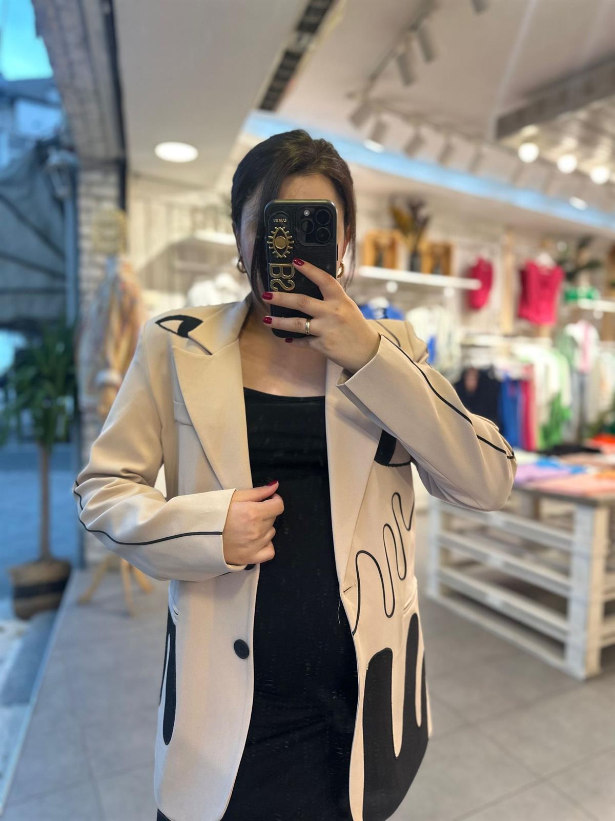 Tasarım Twist Model Blazer Ceket  | StrawberryWear