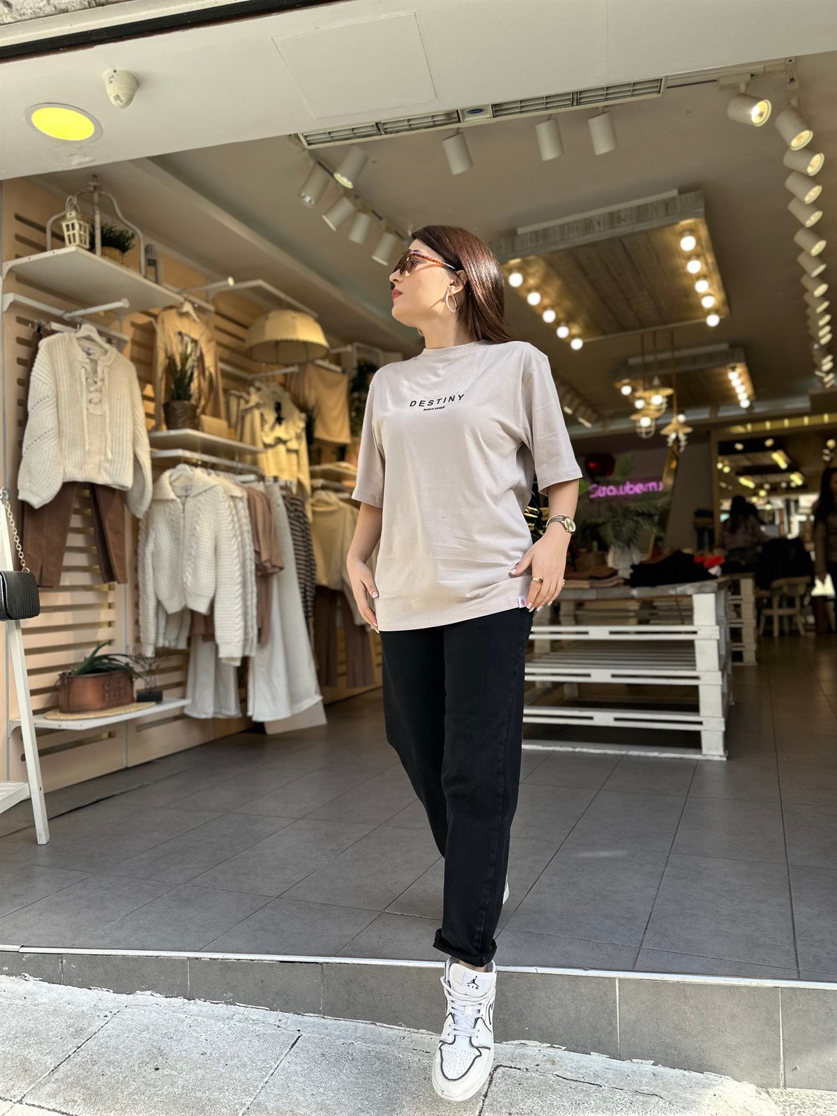 Vizon Sırt Baskılı Basic | StrawberryWear