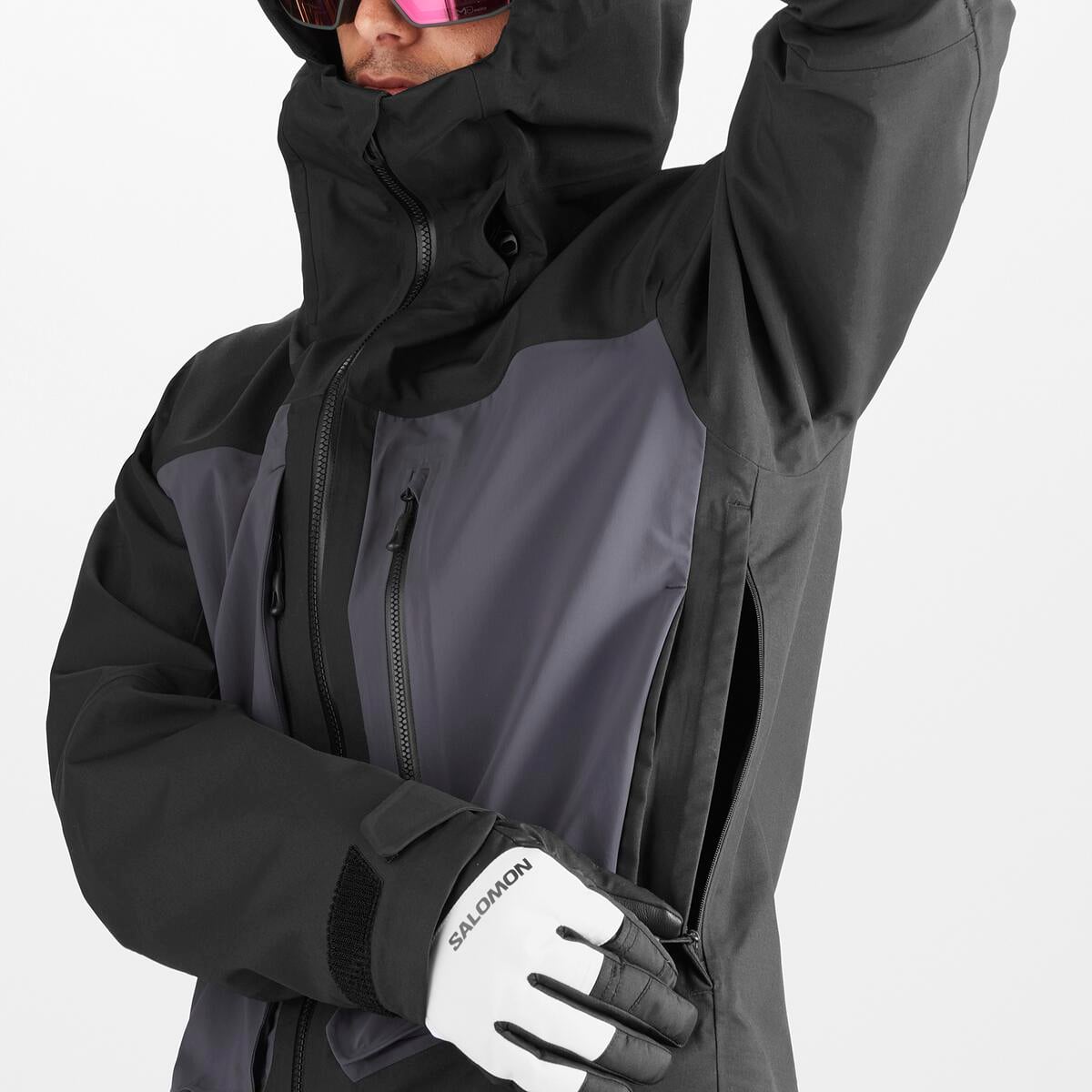 Salomon Stance 3L Long Erkek Kayak Montu - Siyah