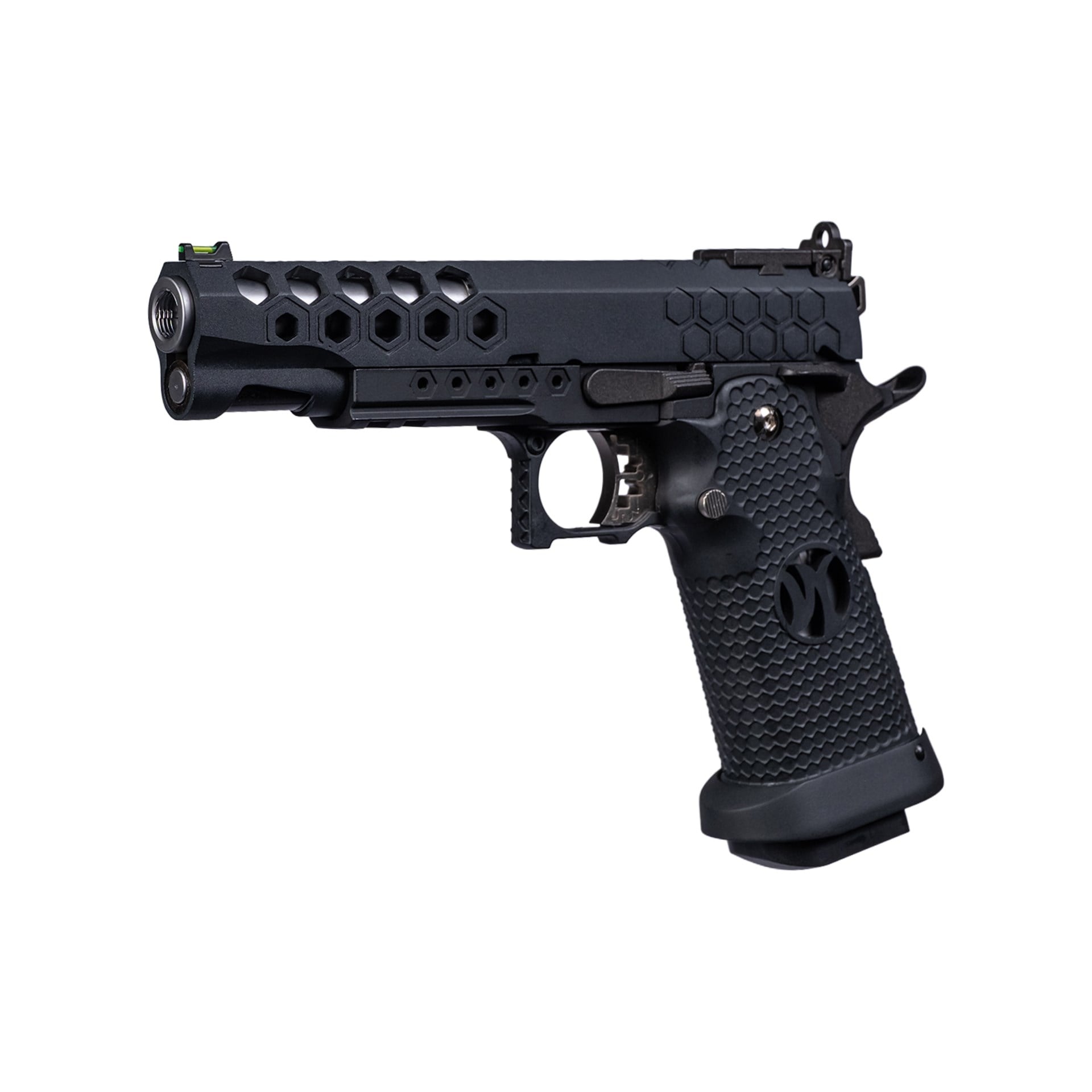 AW Custom 5.1 HEX-CUT Hi-Capa Siyah Airsoft Tabanca