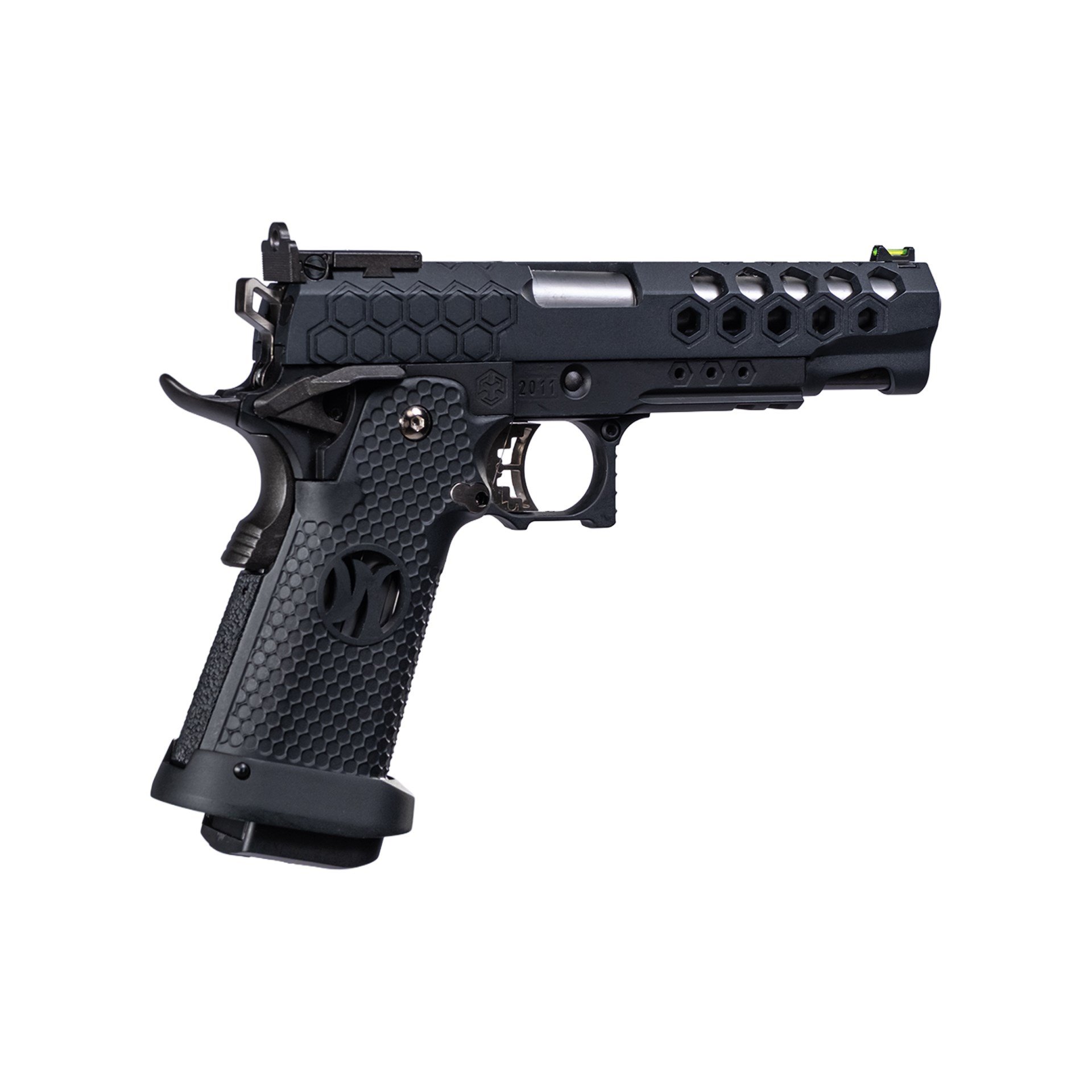 AW Custom 5.1 HEX-CUT Hi-Capa Siyah Airsoft Tabanca