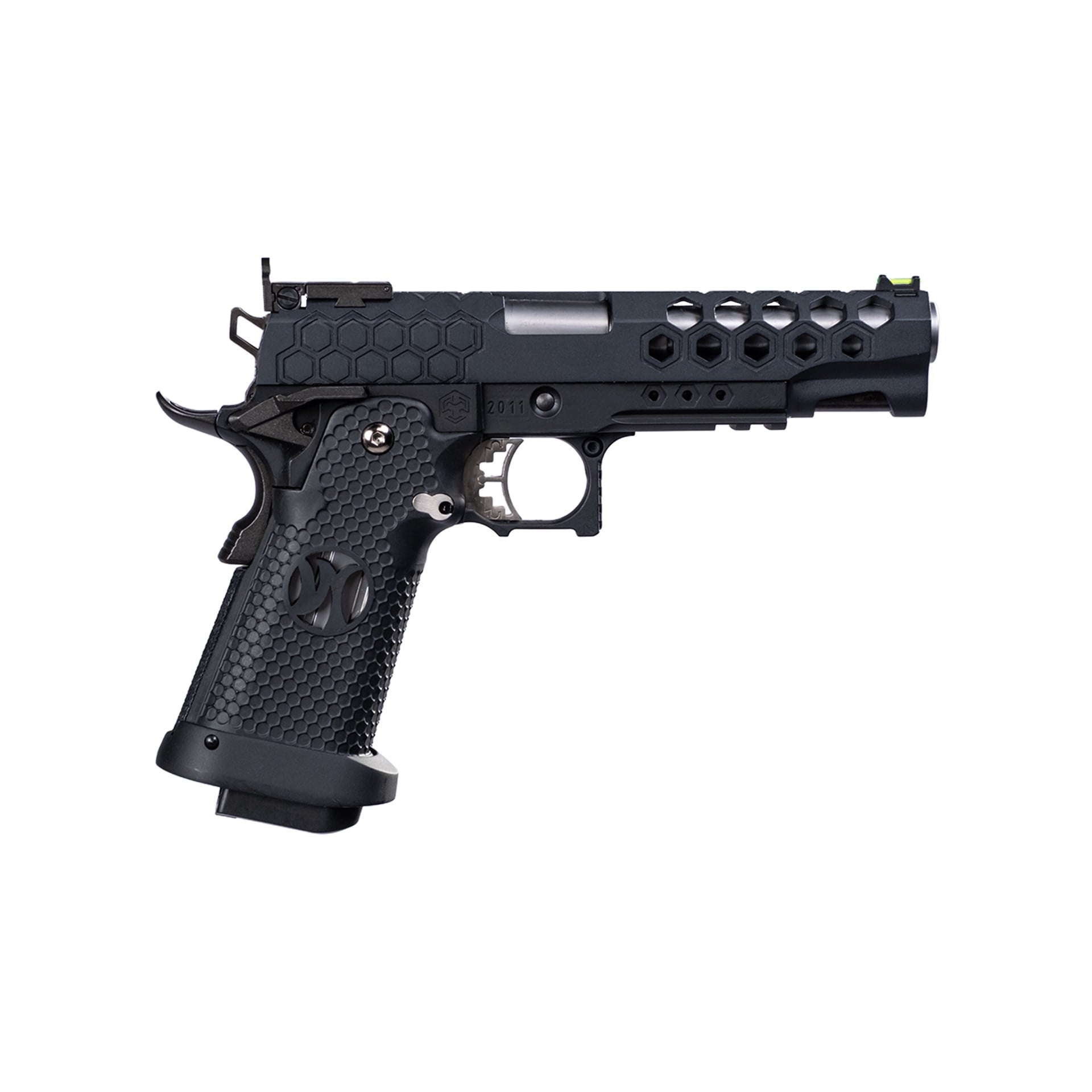 AW Custom 5.1 HEX-CUT Hi-Capa Siyah Airsoft Tabanca