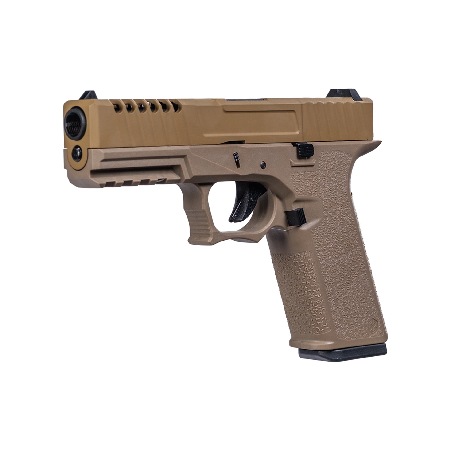 AW Custom Glock 17 ZEV Tan Airsoft Tabanca