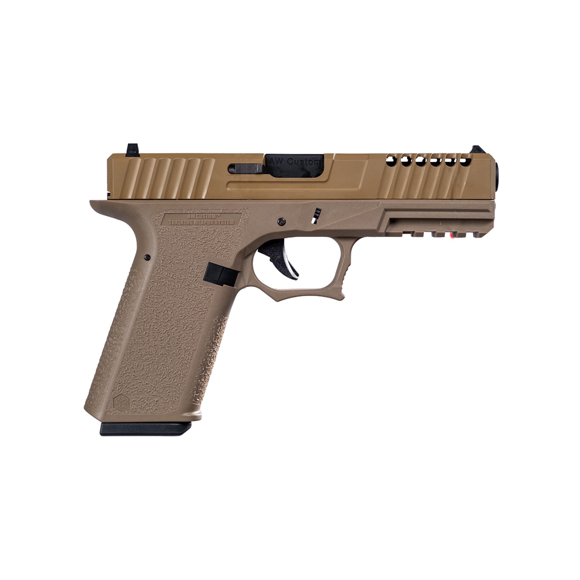 AW Custom Glock 17 ZEV Tan Airsoft Tabanca