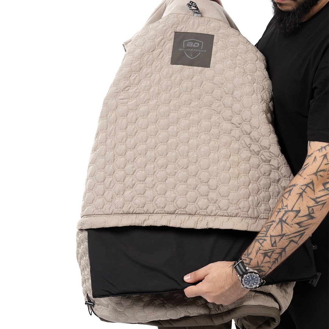 Ballistic Defence | PHANTOM 1.0 Seviye IIIA Kurşun Geçirmez Combat Mont Ceket - HAKİ