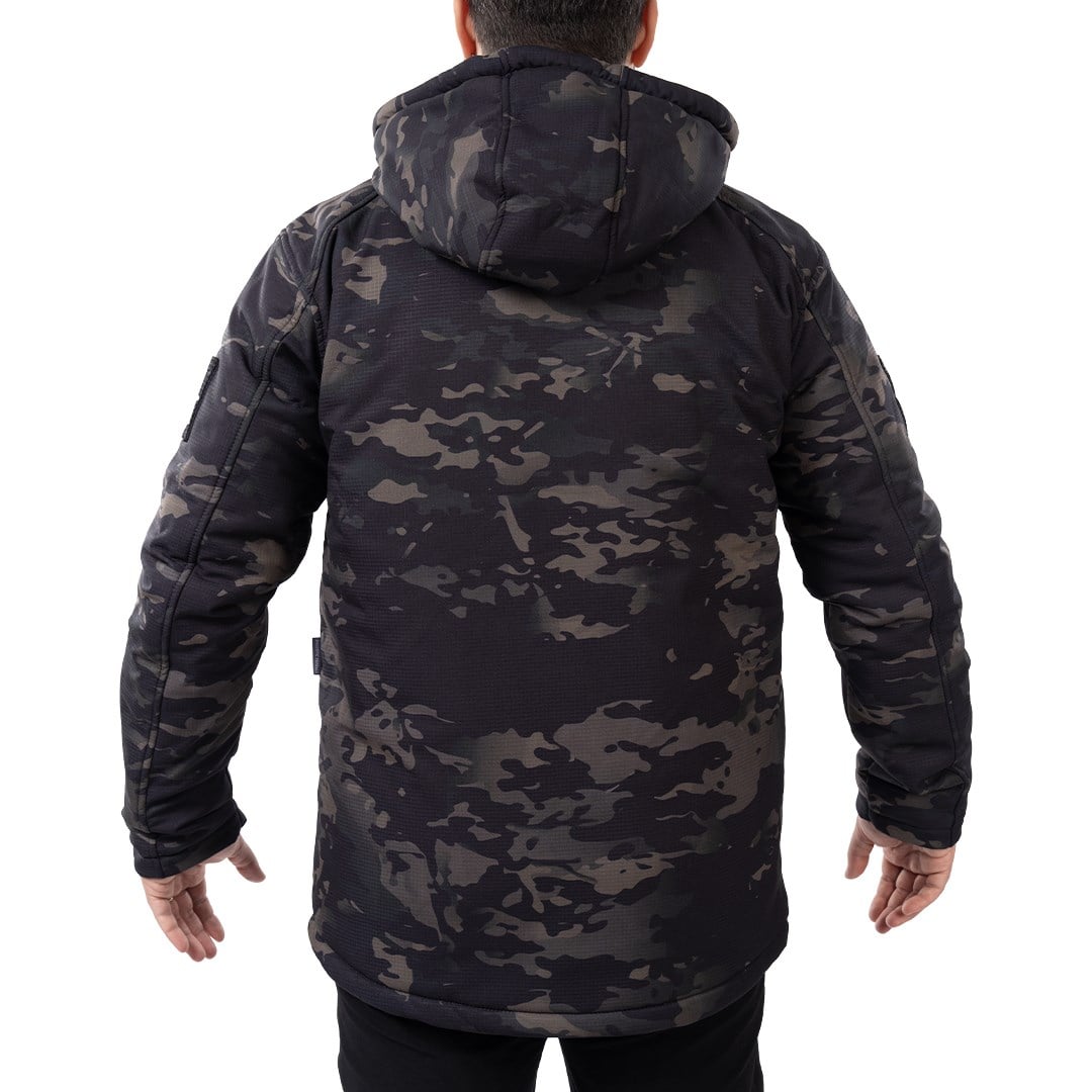 Ballistic Defence | WARDEN 1.0 Seviye IIIA Kurşun Geçirmez Combat Mont Ceket - SİYAH KAMUFLAJ