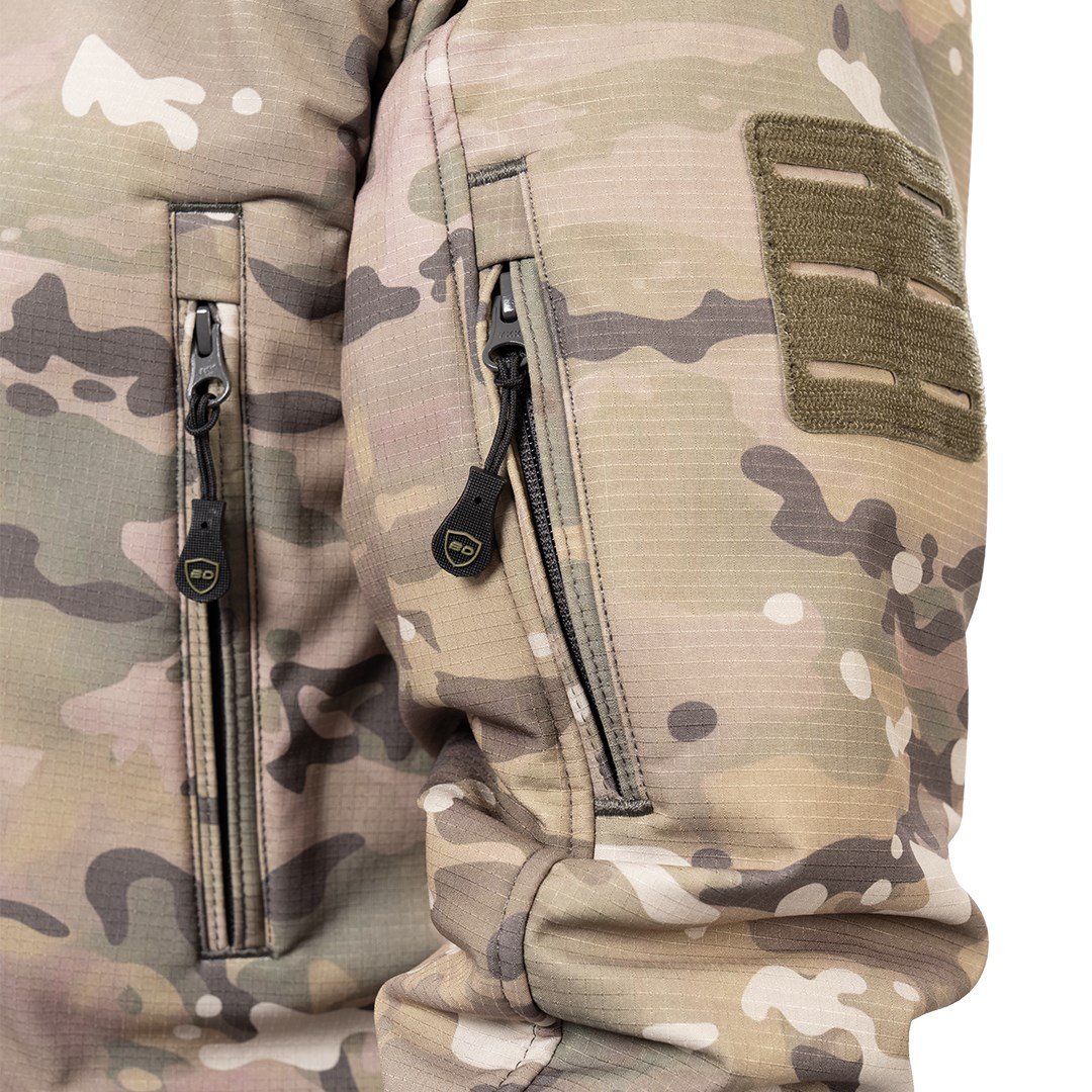 Ballistic Defence | WARDEN 1.0 Seviye IIIA Kurşun Geçirmez Combat Mont Ceket - YEŞİL KAMUFLAJ