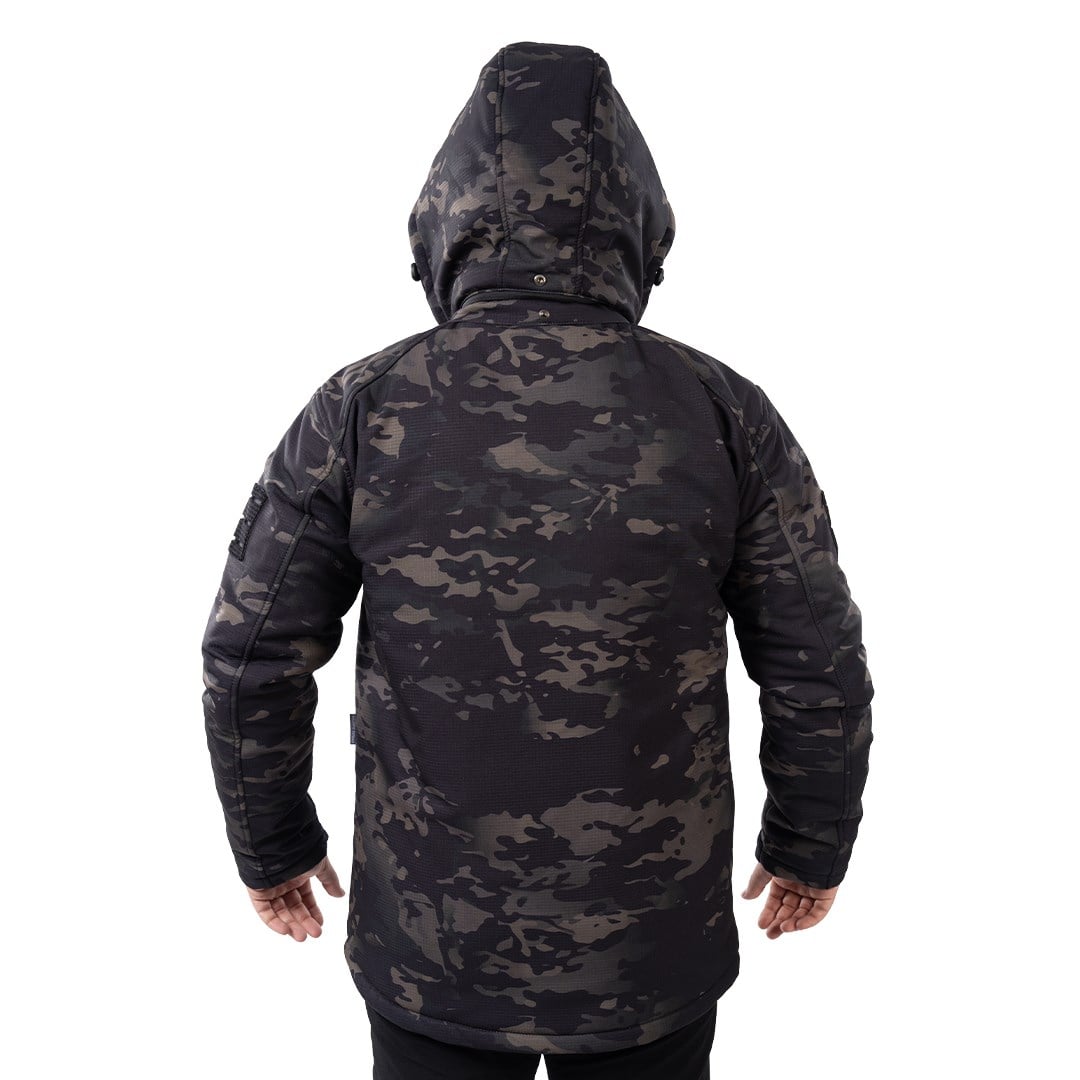 Ballistic Defence | WARDEN 1.0 Seviye IIIA Kurşun Geçirmez Combat Mont Ceket - SİYAH KAMUFLAJ