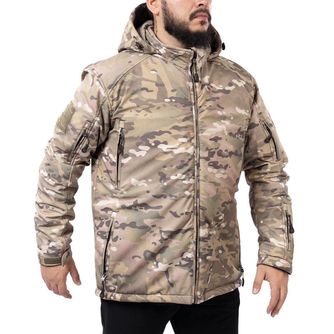 Ballistic Defence | WARDEN 1.0 Seviye IIIA Kurşun Geçirmez Combat Mont Ceket - YEŞİL KAMUFLAJ