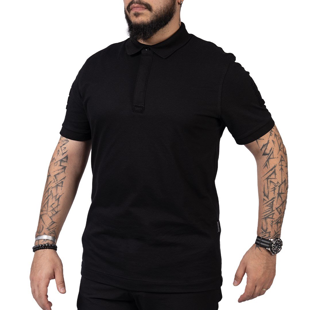Ballistic Defence | WARDEN Polo 1.0 Tişört - SİYAH