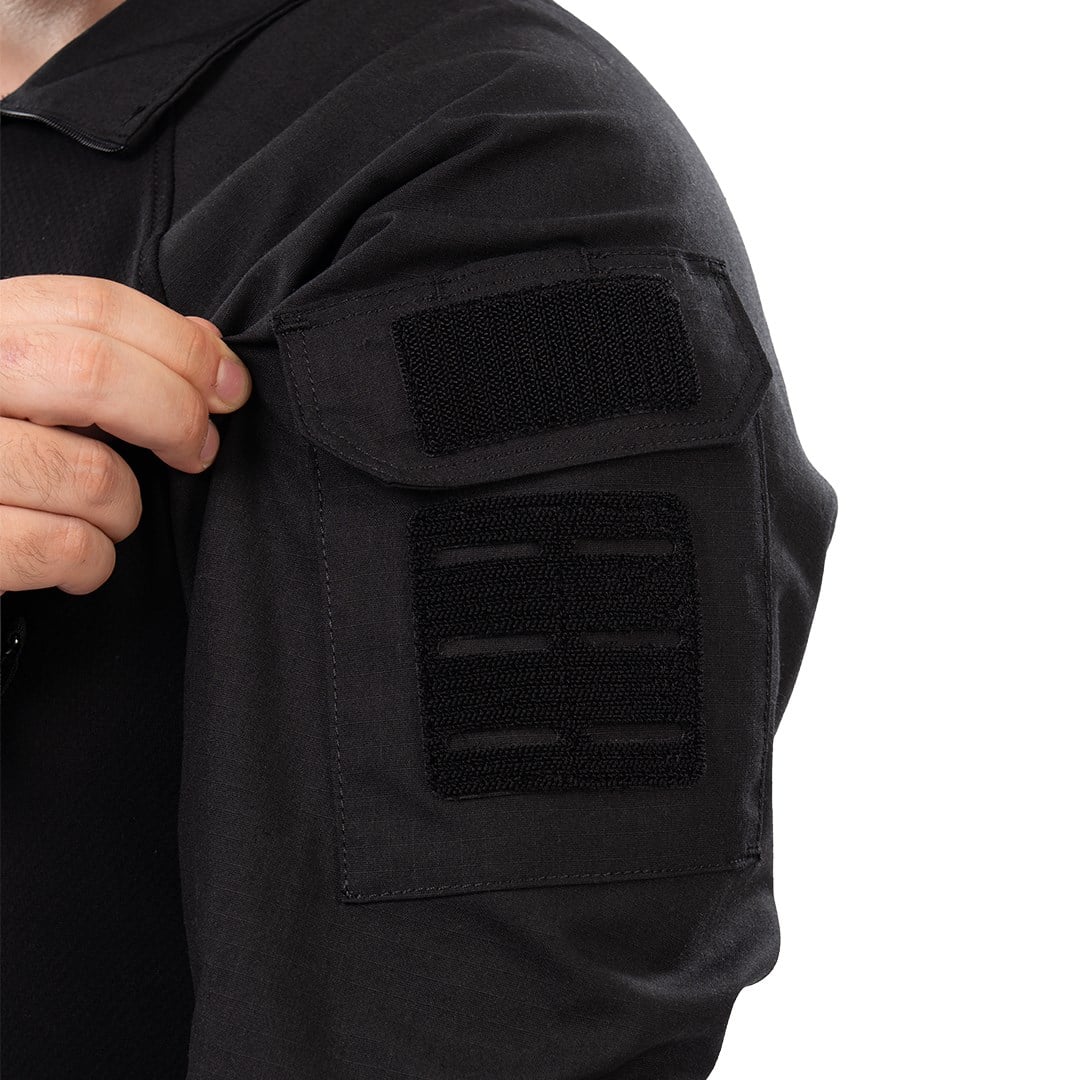 Ballistic Defence | WARDEN Taktikal 1.0 Combat Tişört - SİYAH